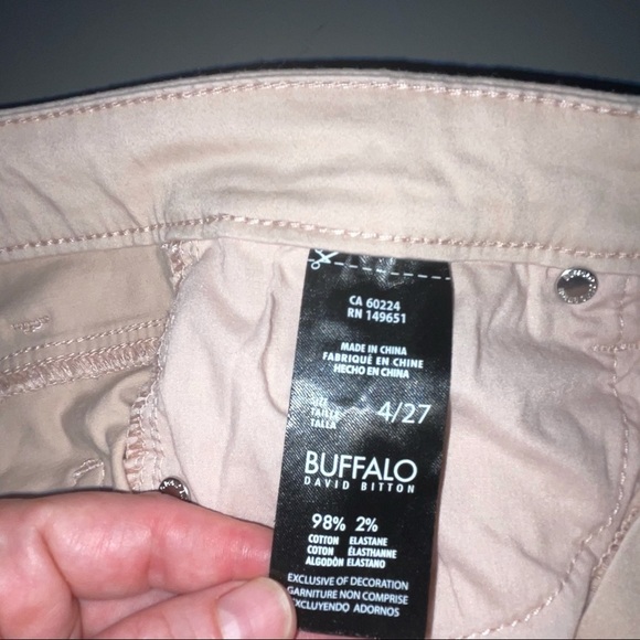 Buffalo by David Bitton Rose Pink Stretch Skinny Jeans – Size 4/27 - Picture 9 of 12